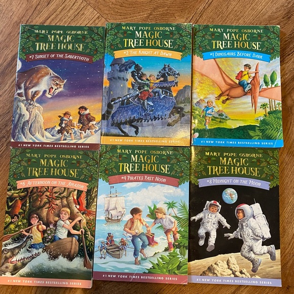 books Toys Magic Tree House Books Set Of 6 Ages 69 Poshmark